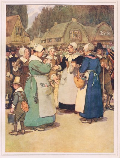 Jóasszonyok, mondta egy keményen megtermett hölgy, elmondom nektek a véleményemet. alkotó: Hugh Thomson